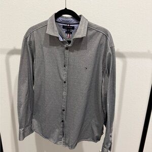 Tommy Hilfiger Grey Soft Dress Shirt